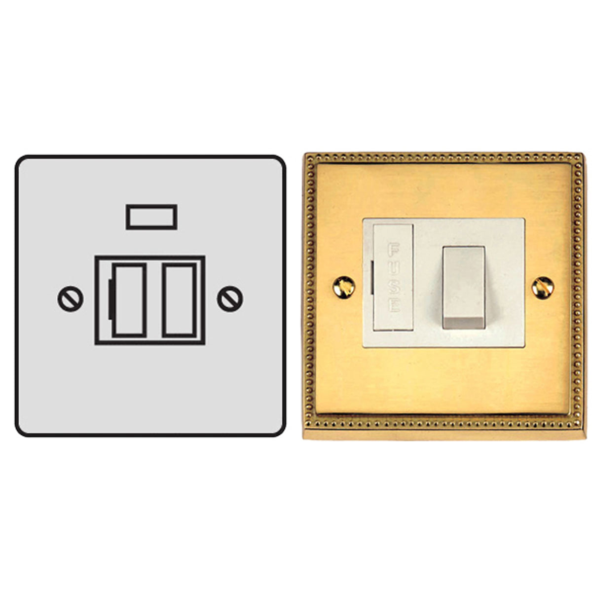 CON F/SPUR 13A SWITCH ADM/N WHI – LFM229E