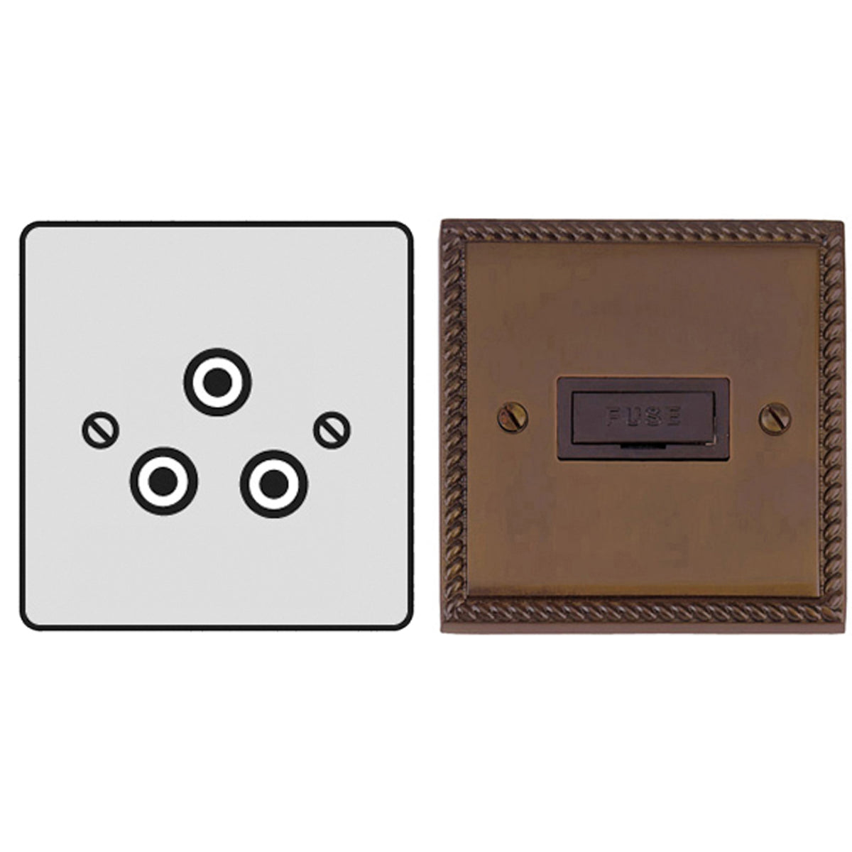 CON R/PIN SOCKET 5A 3PIN GBZ/BLK – LFM250D
