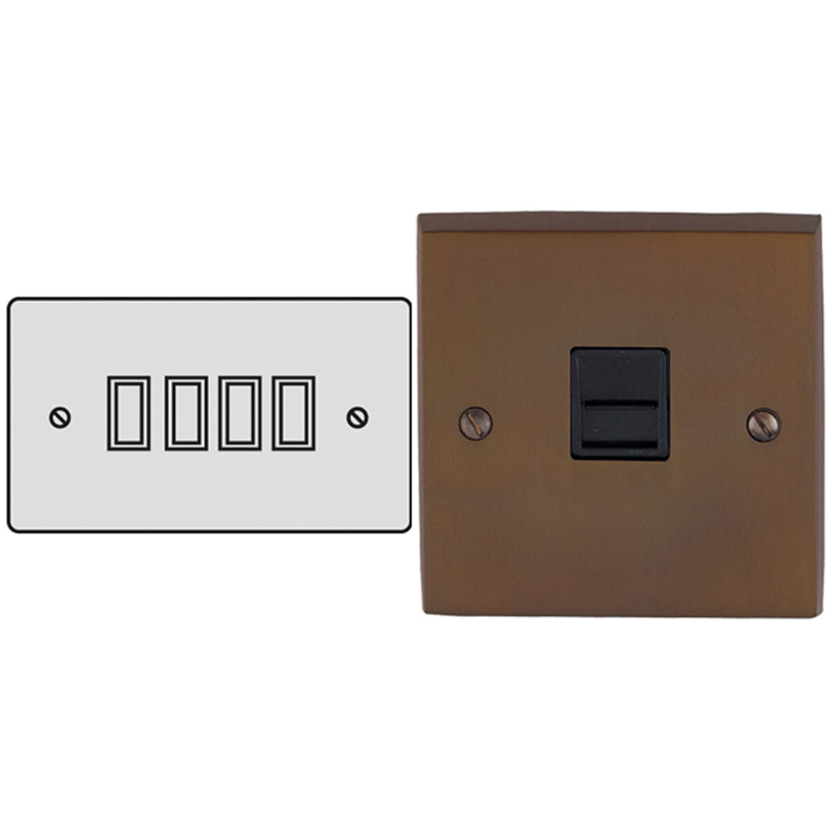 CON R/SWITCH 6A 4G2W VBZ/BLK – LFM255H