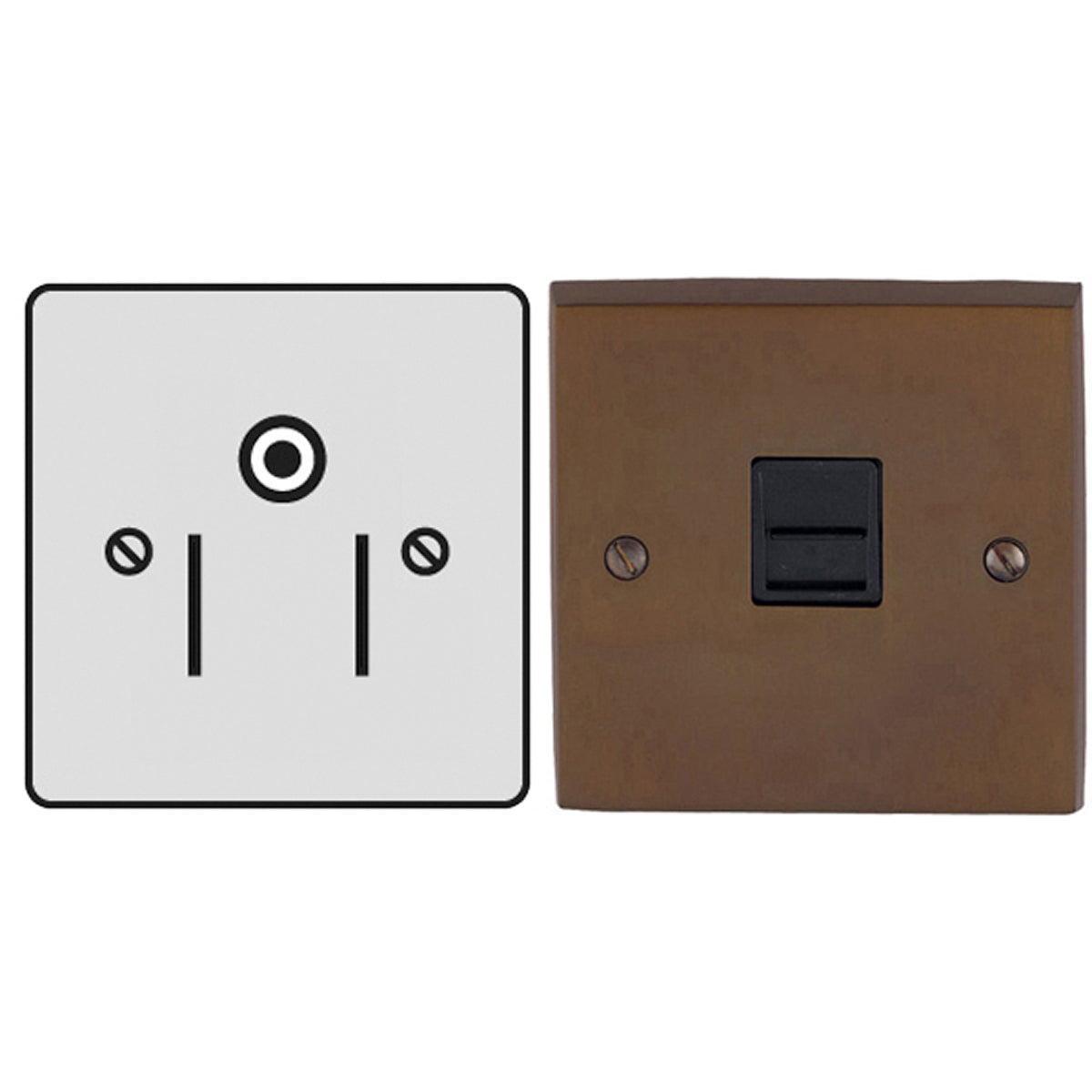 CON R/PIN SOCKET 15A SNG US VBZ/BLK