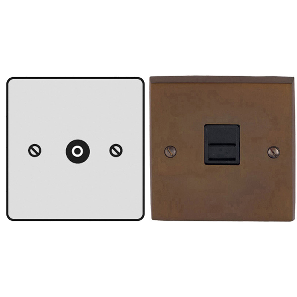 CON TV/COAX SKT SNG N/ISO VBZ/BLK by M MARCUS LTD