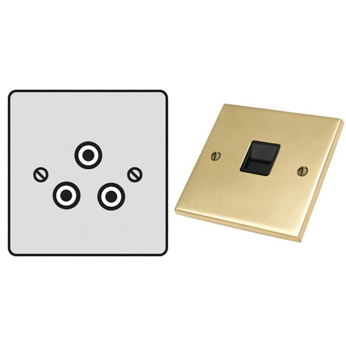RME R/PIN SOCKET 5A 3PIN PBR/BLK by M MARCUS LTD