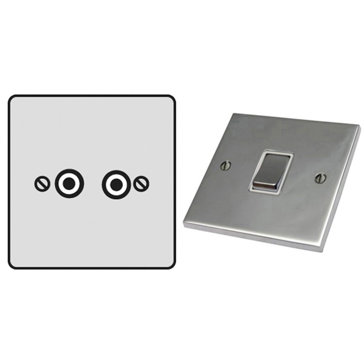 RME SAT/TV SOCKET PCP/BLK by M MARCUS LTD