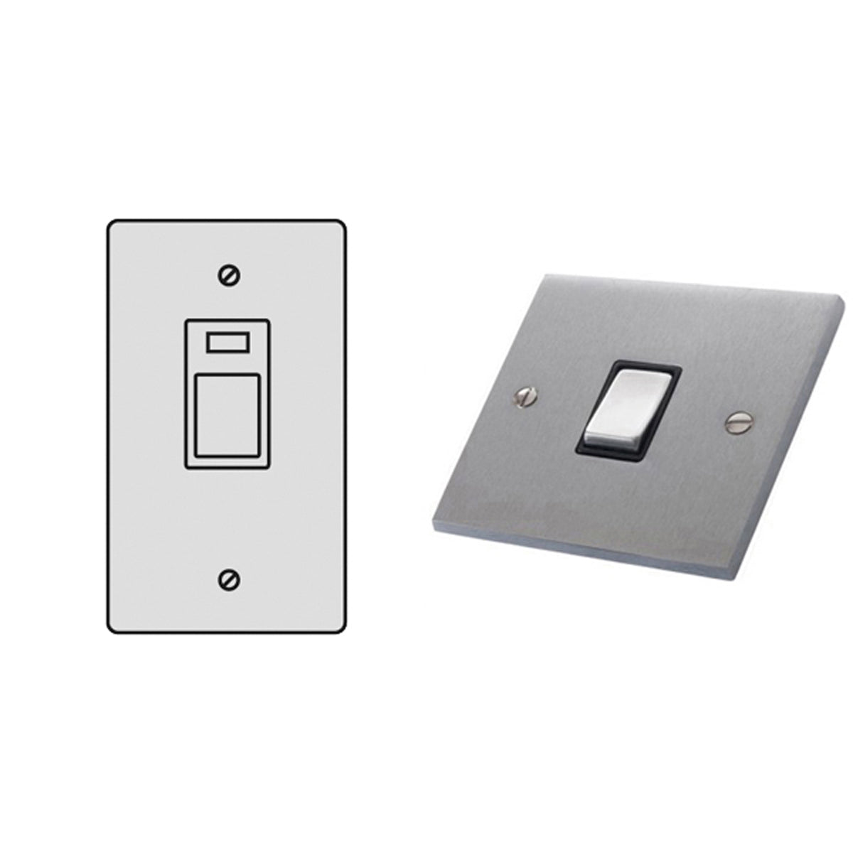 RME COOK/SWITCH 45A DBL SCP/BLK by M MARCUS LTD