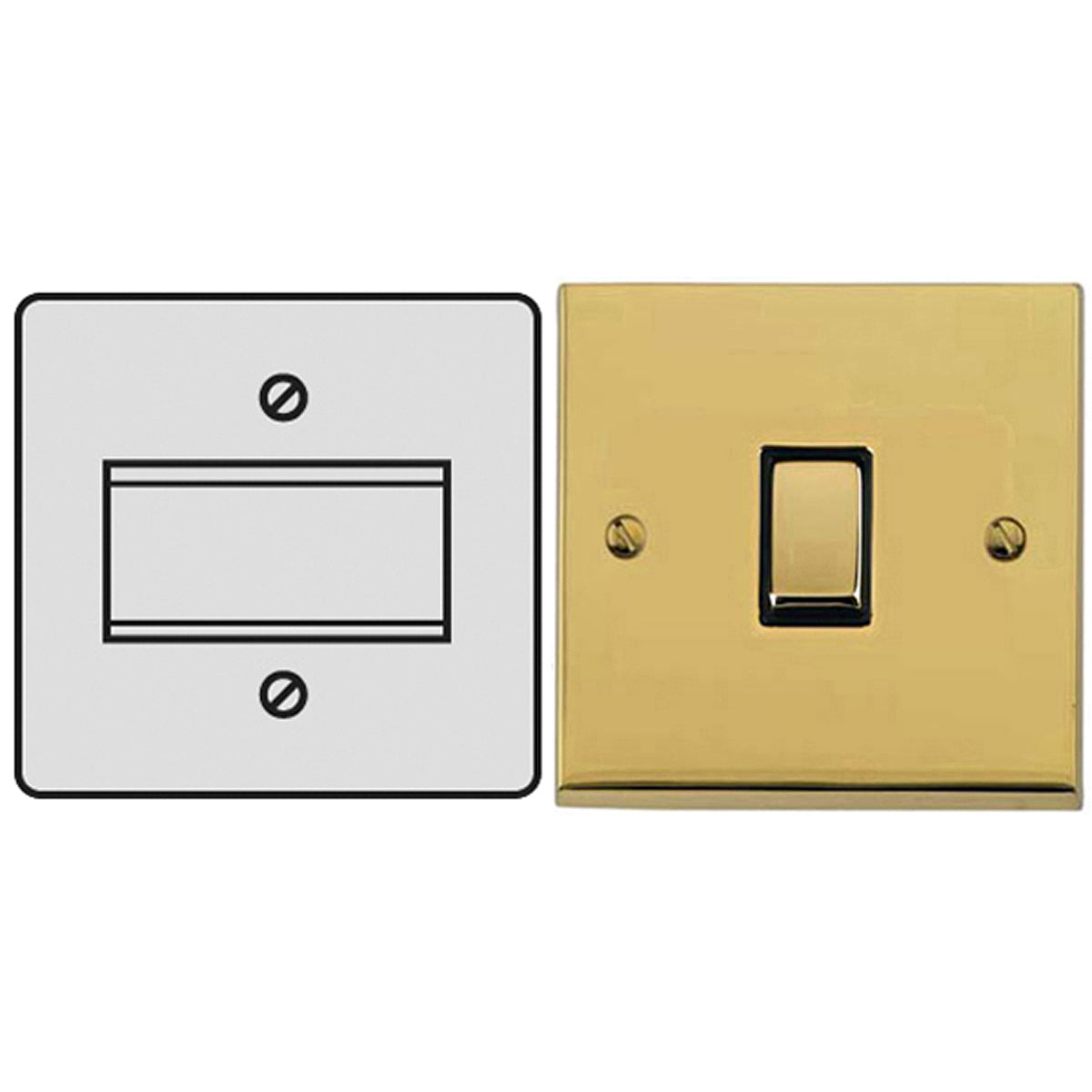 VTE T/POLE FAN SWITCH 6A PBR/WHI by M MARCUS LTD