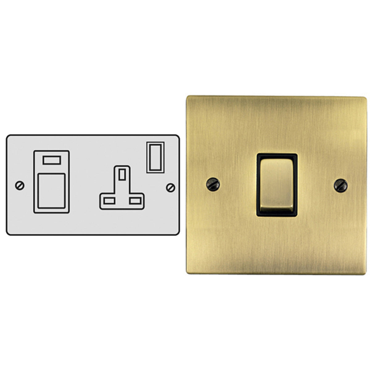 EFP COOK/SWITCH 45A+13A SBR/BLK – LFM447F