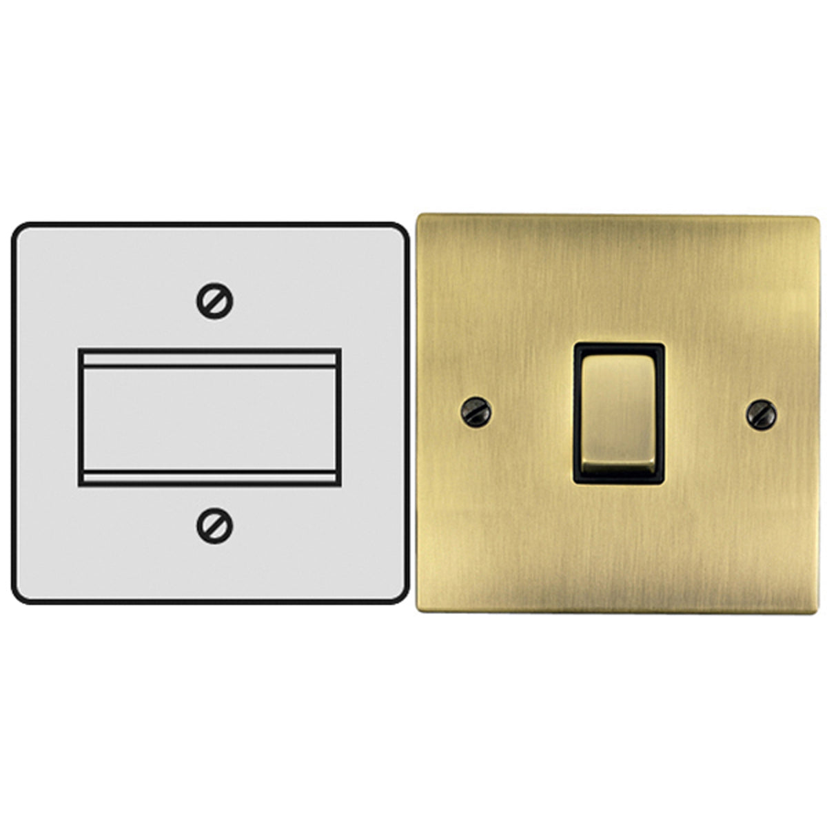 EFP T/POLE FAN SWITCH 6A SBR/BLK by M MARCUS LTD