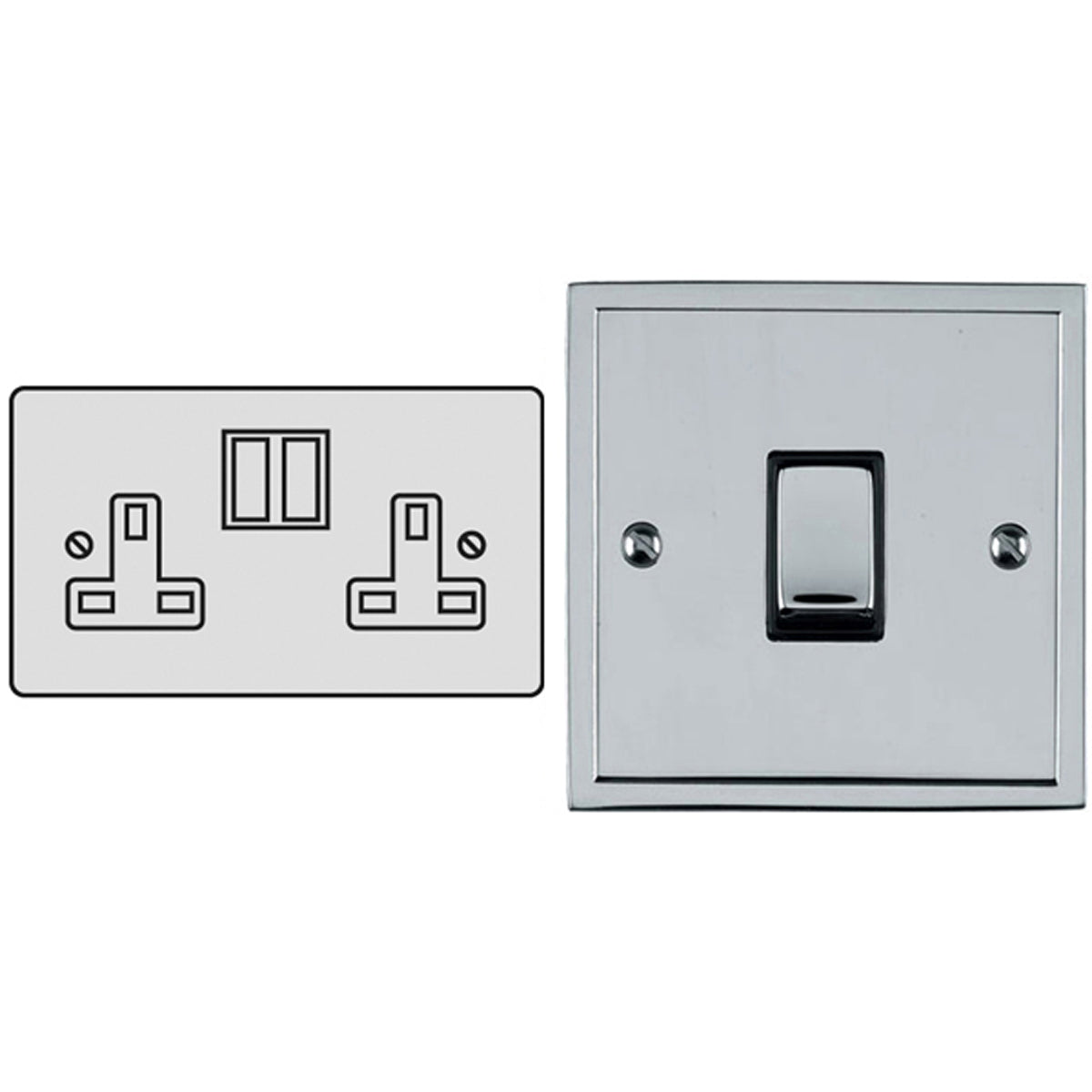 ESP S/SOCKET 13A DBL PCP/WHI – LFM486C