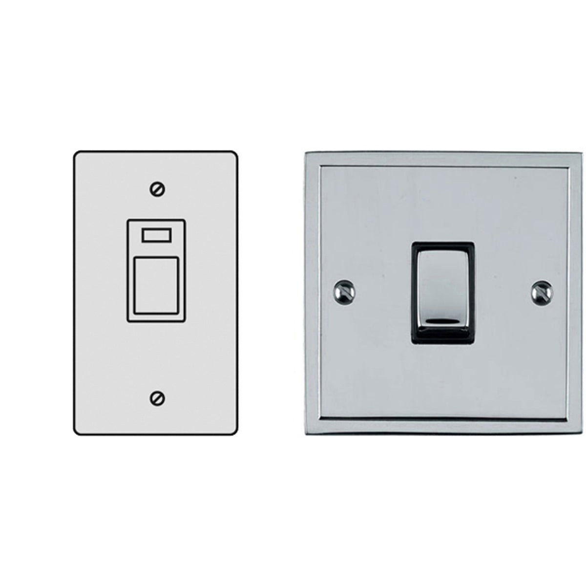 ESP COOK/SWITCH 45A DBL PCP/BLK – LFM492B