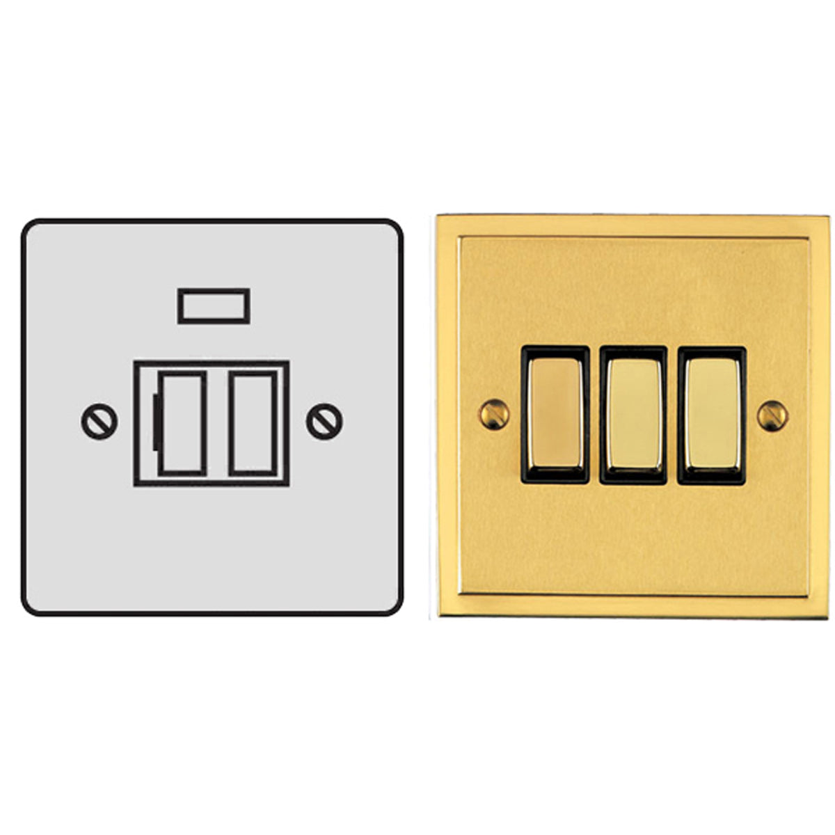 ESP F/SPUR 13A SWITCH SBR/N WHI