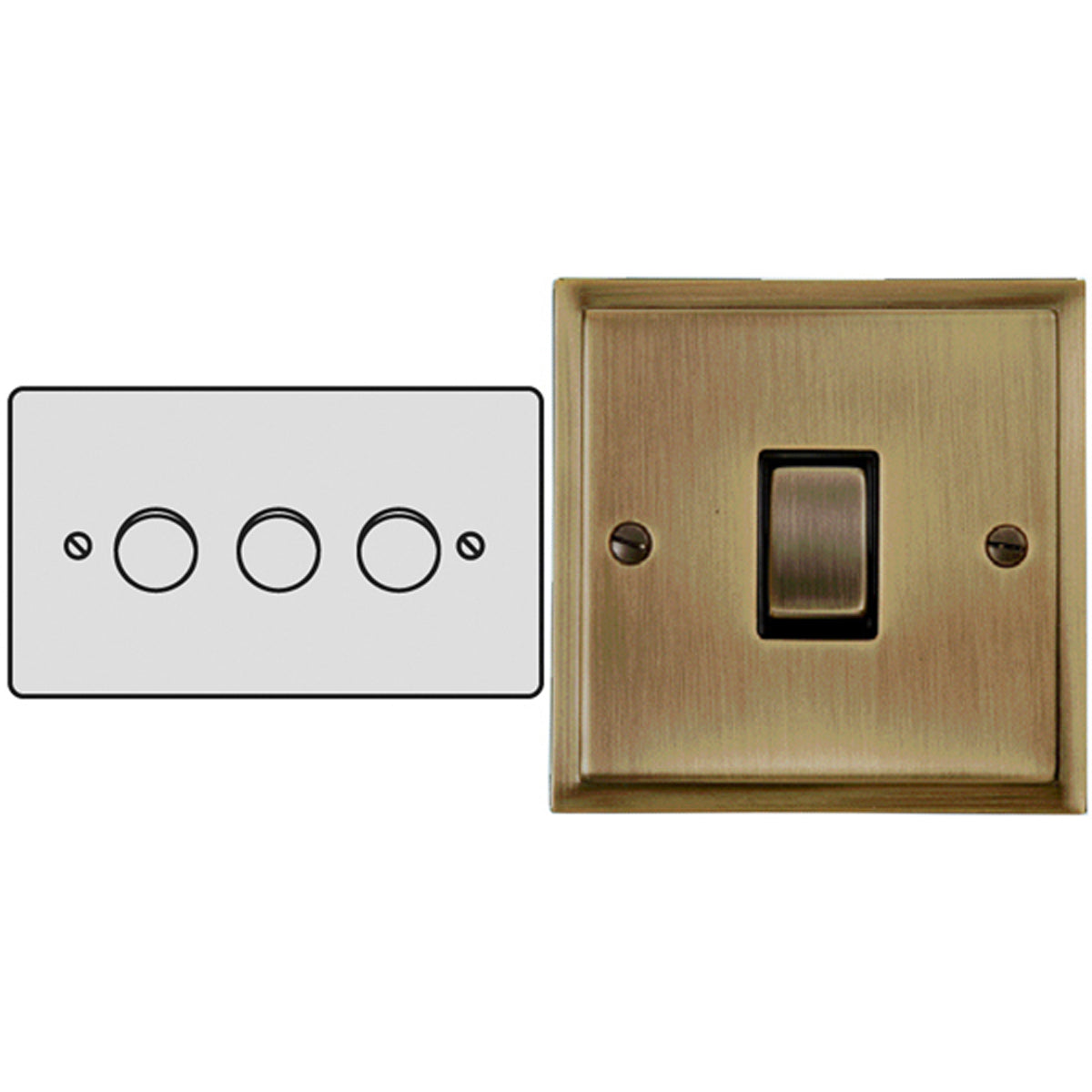 ELS DIM/SWITCH LV 3G 250va ABR by M MARCUS LTD