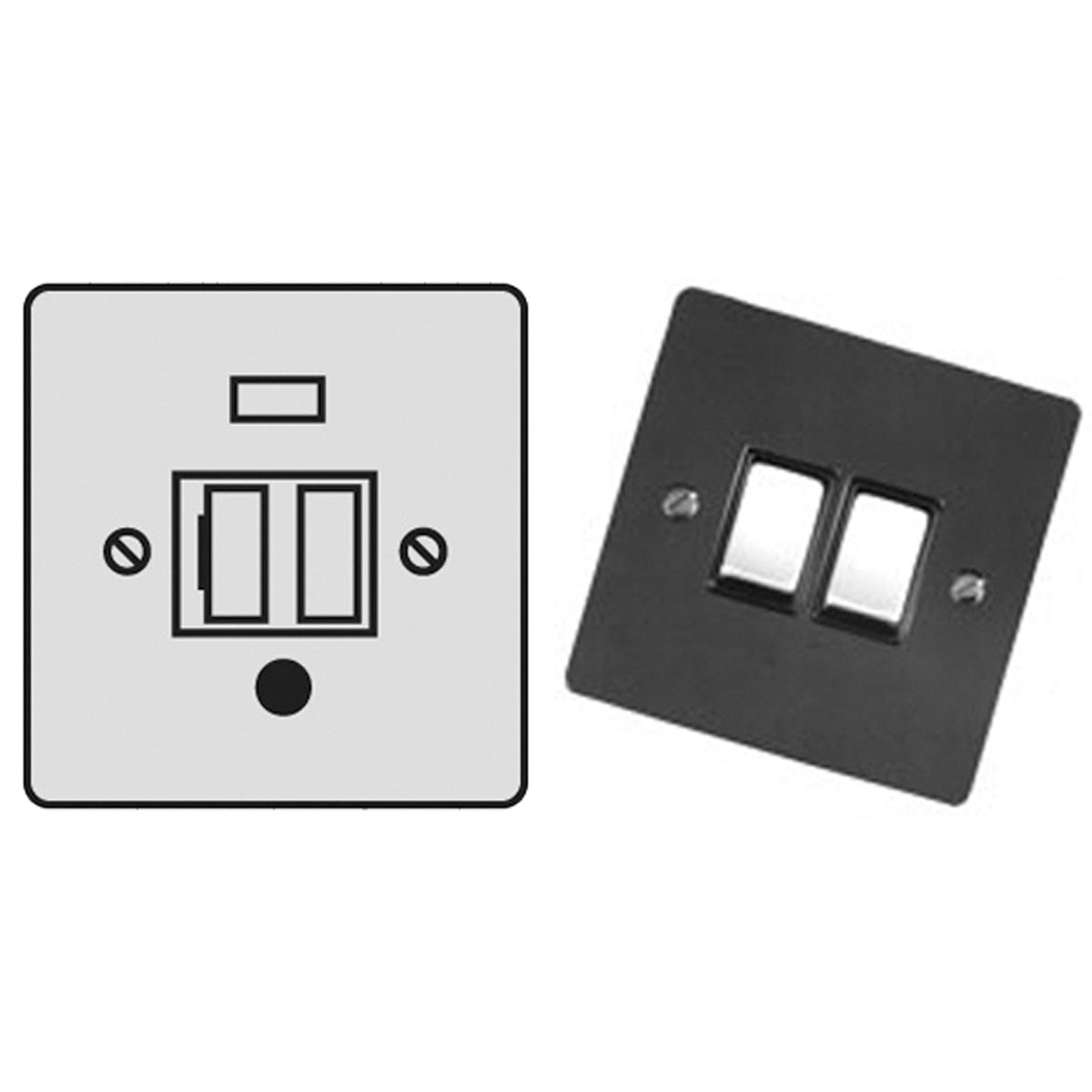 BNS F/SPUR 13A SWITCH/CRD ABR/N BLK – LFM603D
