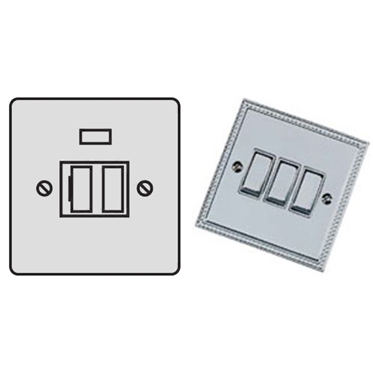 GEF F/SPUR 13A SWITCH PCP/N BLK – LFM631F