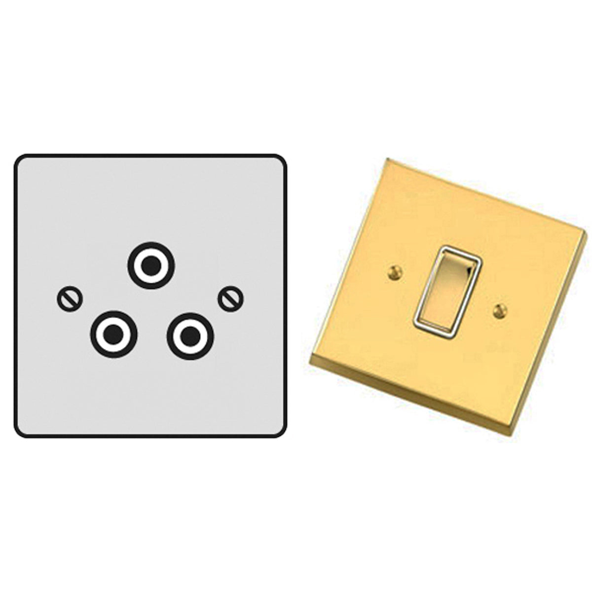 HGV SHAVE/SOCKET 2A 3PIN PBR by M MARCUS LTD