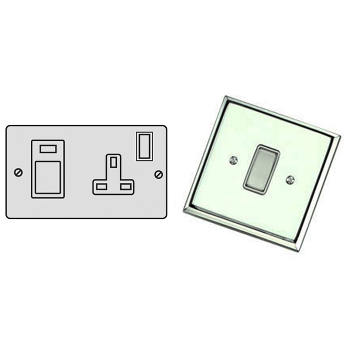 HGE SWITCH 45A COOKER NEON SCP by M MARCUS LTD