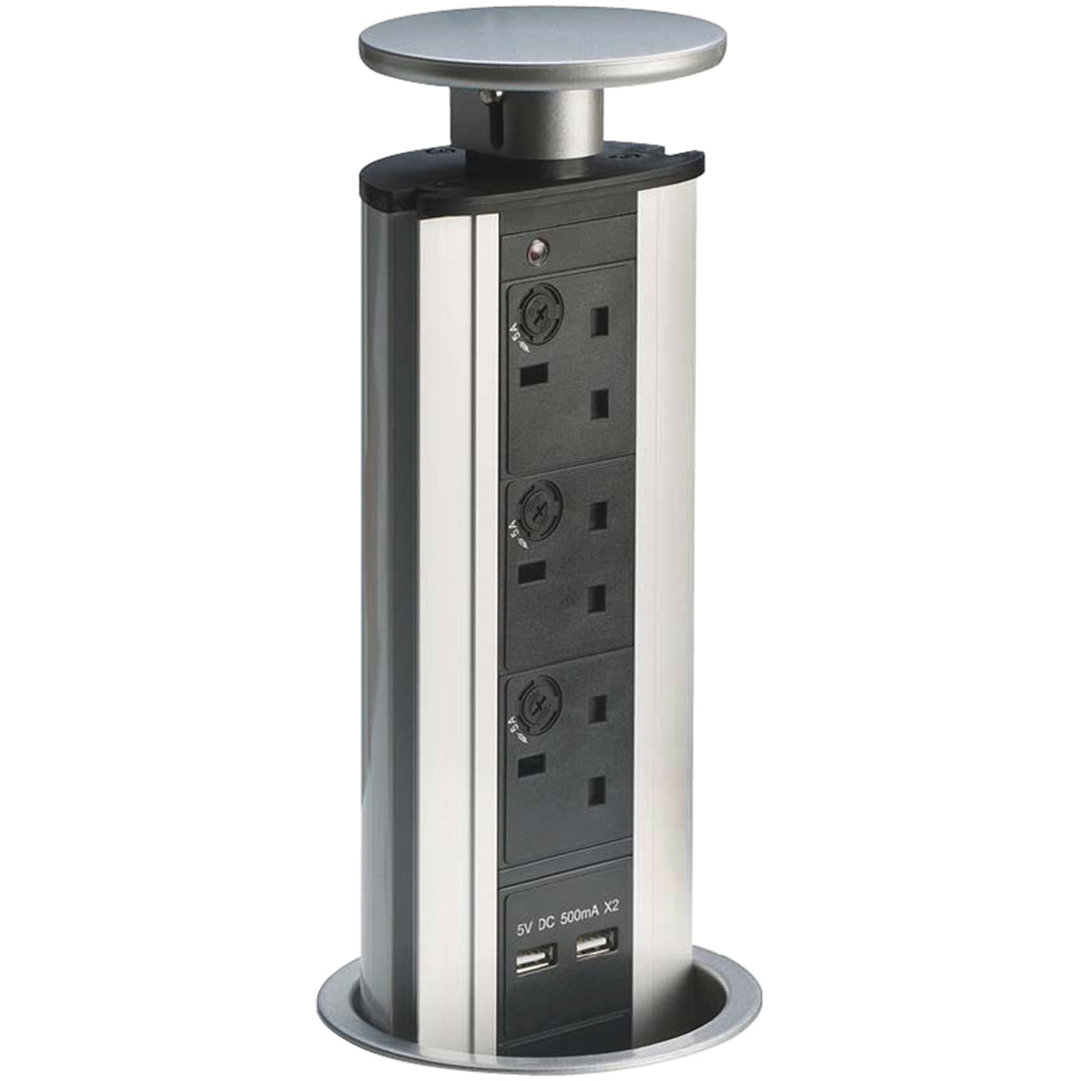 POPUP POWERPORT 3xUK 2xUSB SSS