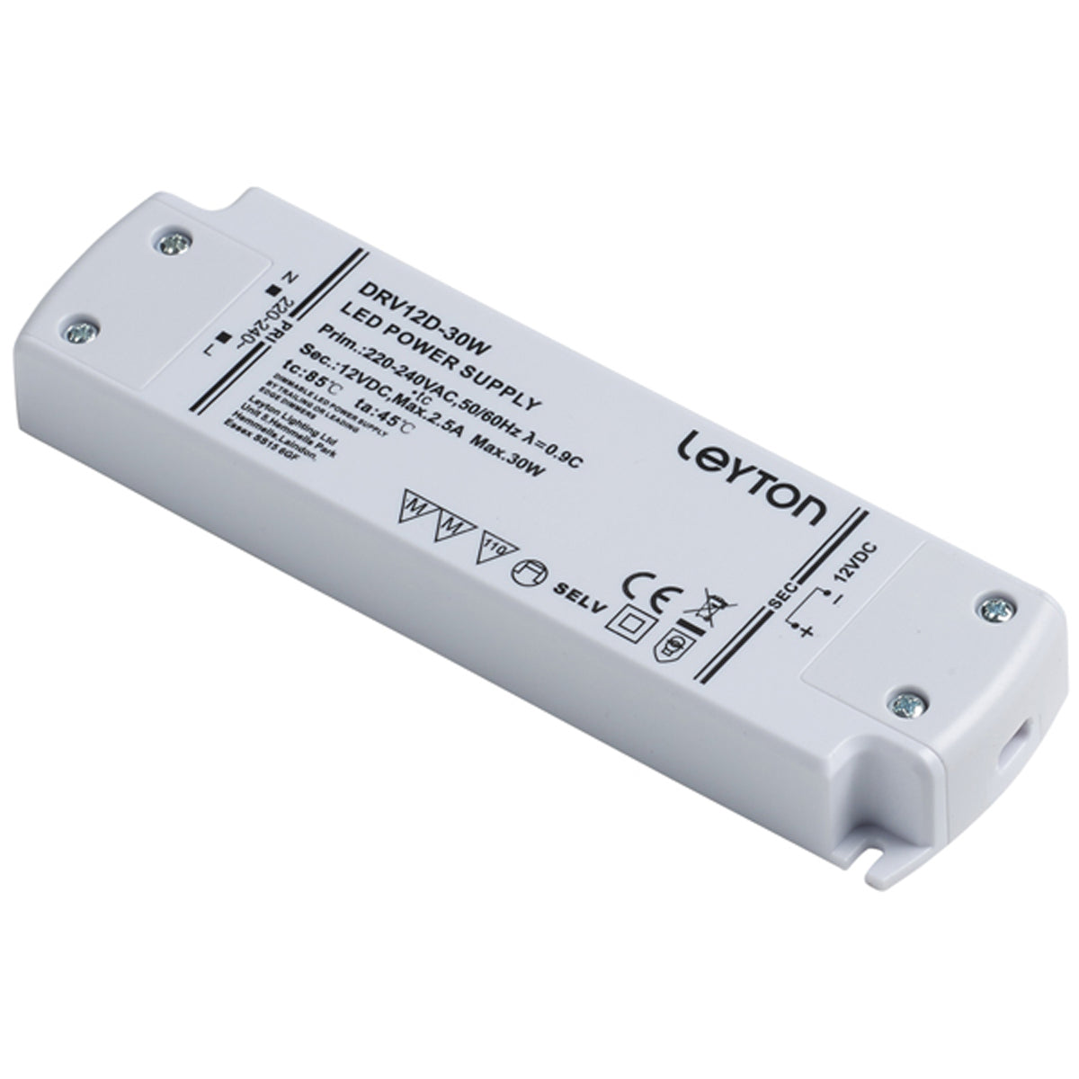 MAINS DIM LED DRIVER 12V 30W TOP6