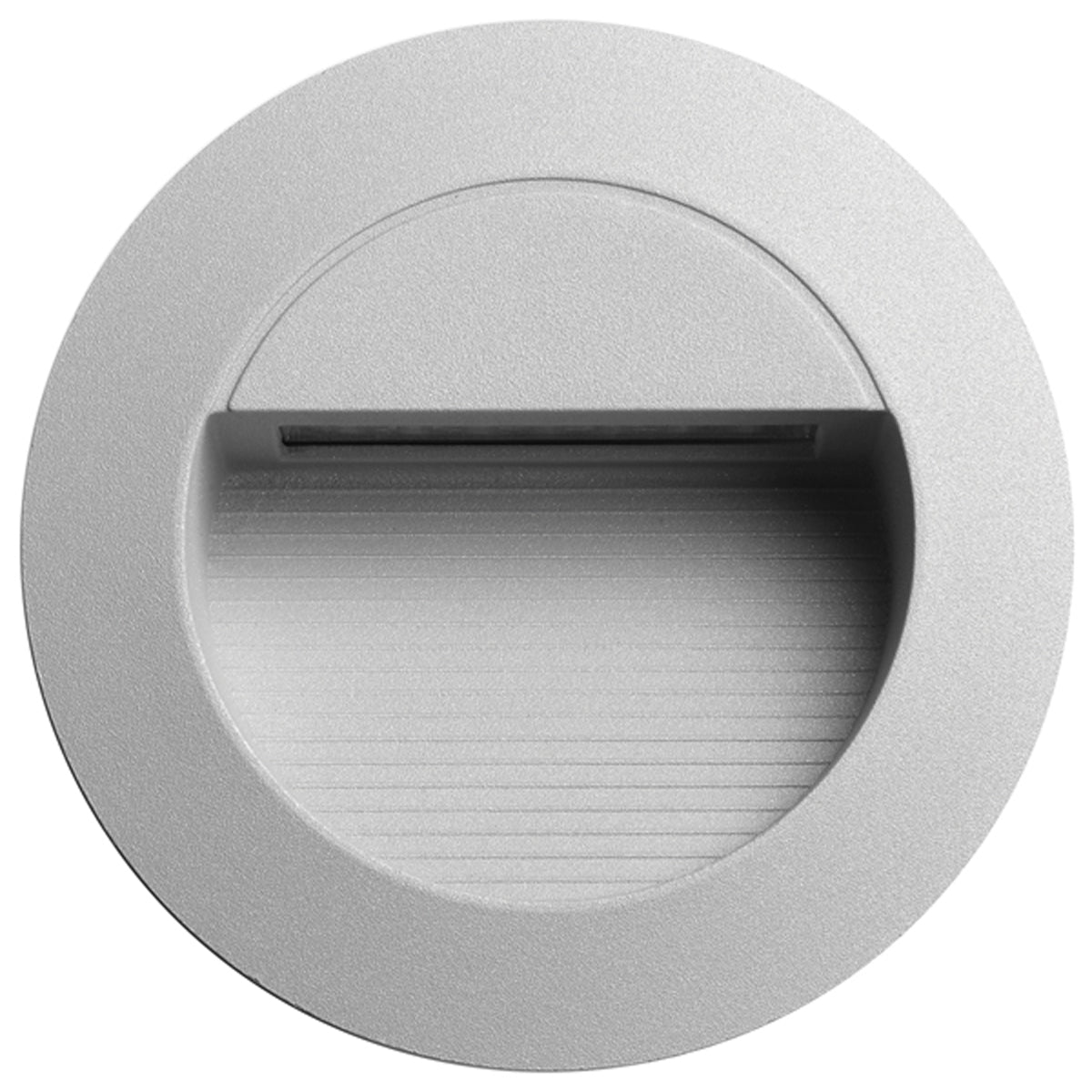 LED WALL LIGHT RND 240V IP65 ALU/DC