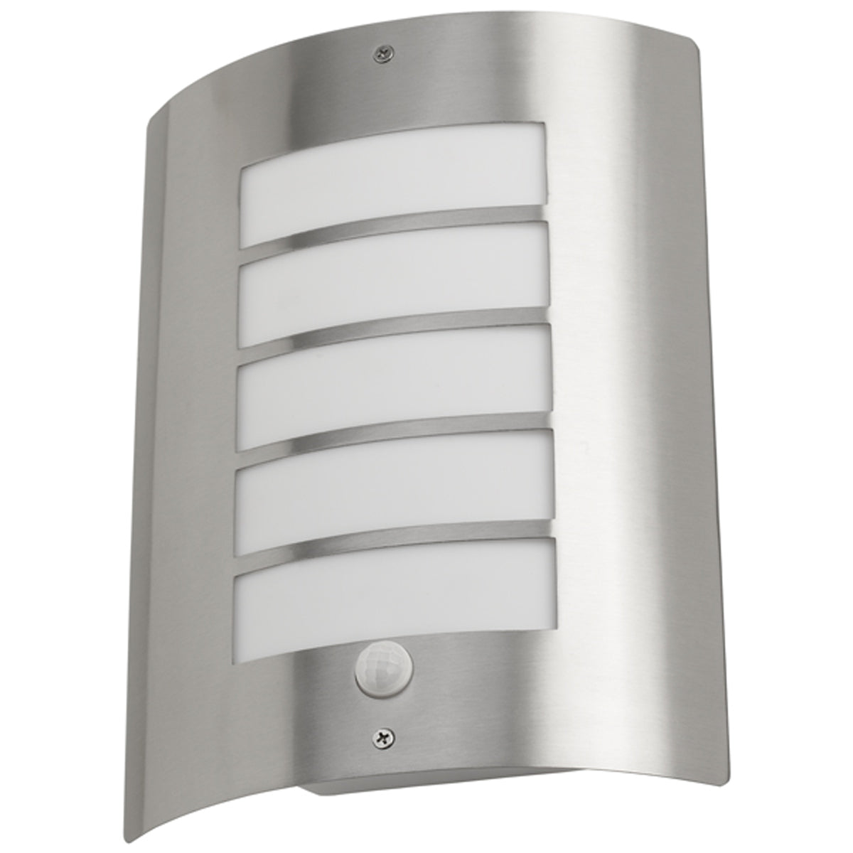AVON WALL LIGHT 240V IP44 PIR BNP