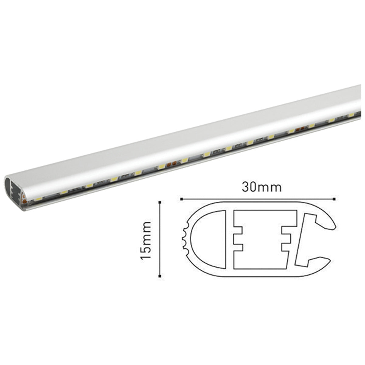 WHR LED HANGING RAIL SET 2500 A PIR by LEYTON LIGHTING