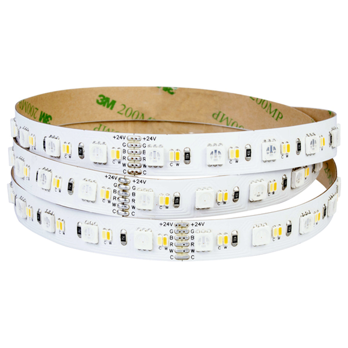 FXRGB IP20 24V 19.2W/M 5M RGB+CCT by LEYTON LIGHTING