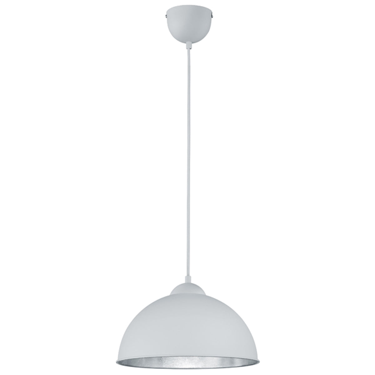 BOWL PENDANT LAMP E27 240V D310 WHI by LEYTON LIGHTING