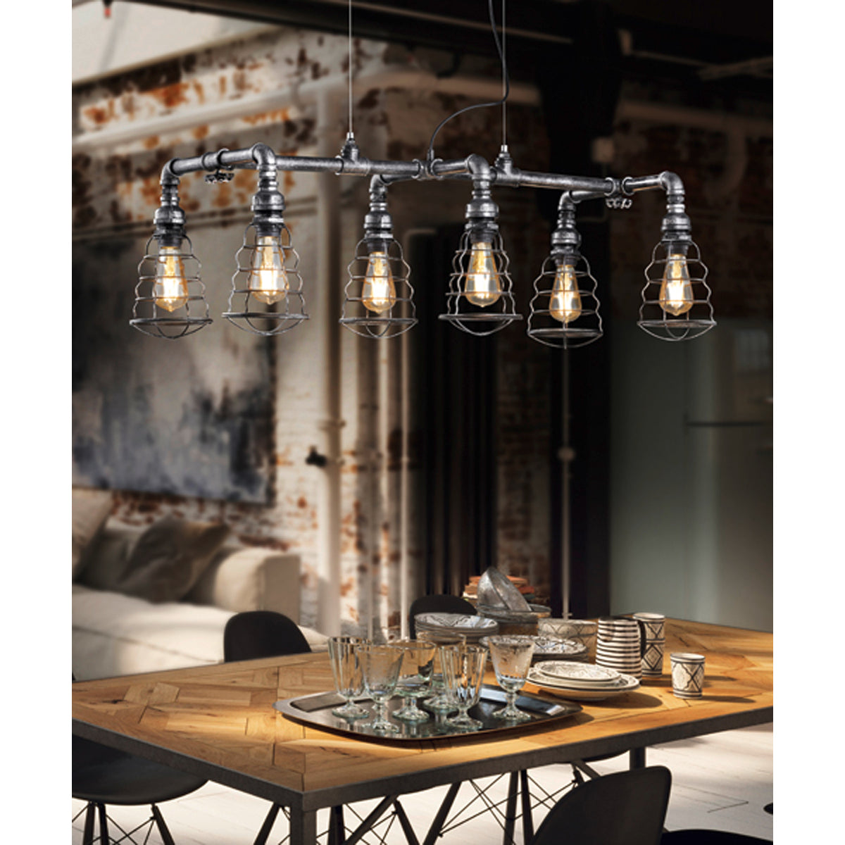 GOTHAM LAMP E27 IP20 6xPENDANT