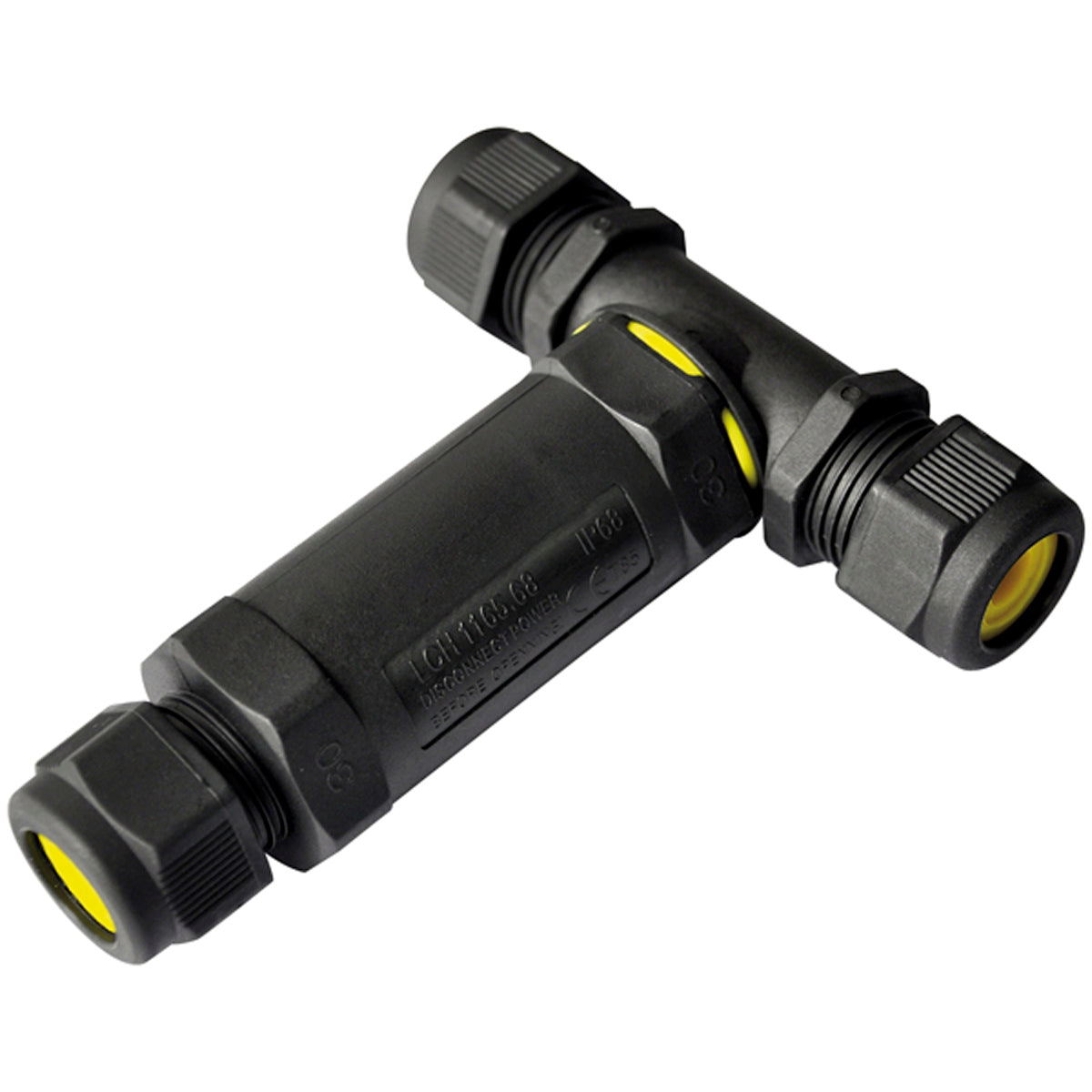 IP68 CABLE CONNECTOR T SPLITTER