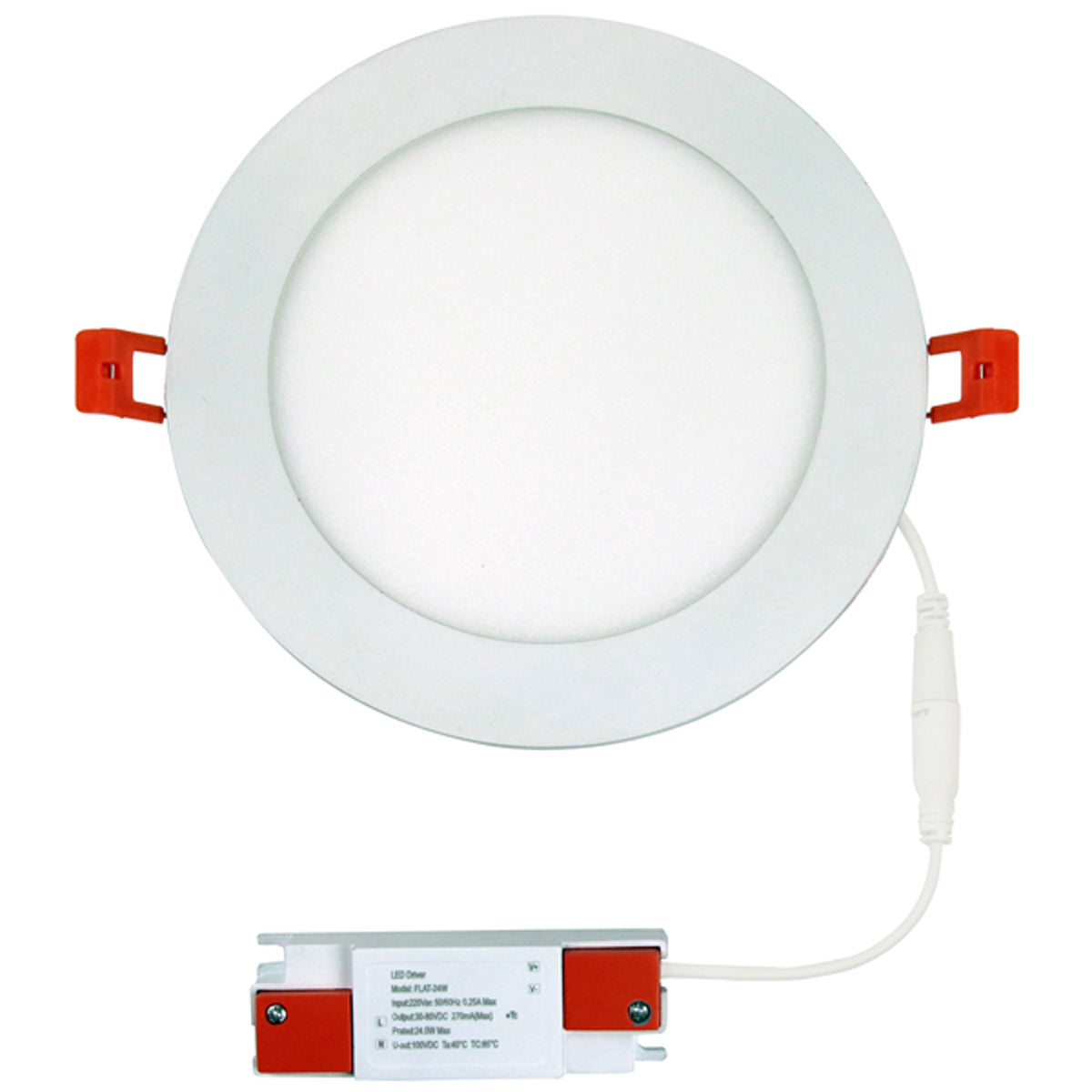 ALPHA CCT SWITCH ROUND PANEL 06W by LEYTON LIGHTING