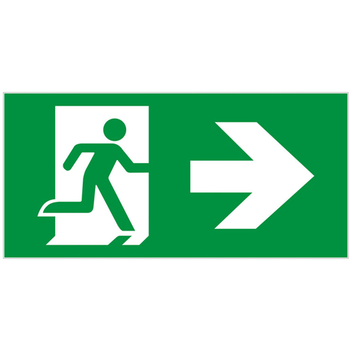 LED EXIT SIGN LEGEND RIGHT