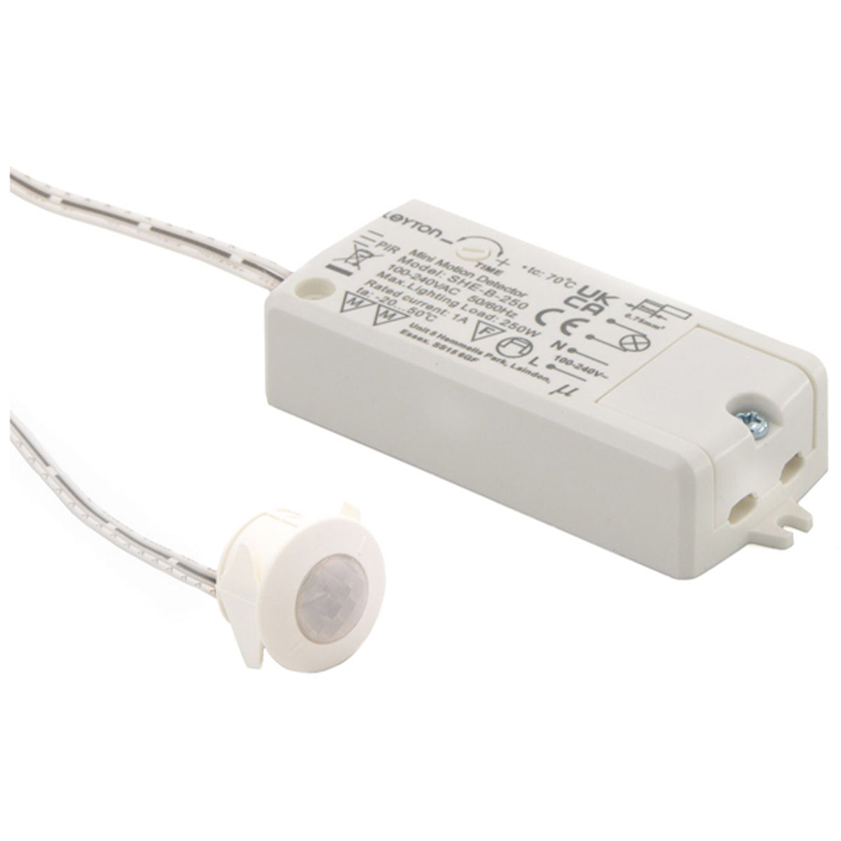PIR SENSOR SWITCH D25 240V/250W WHI