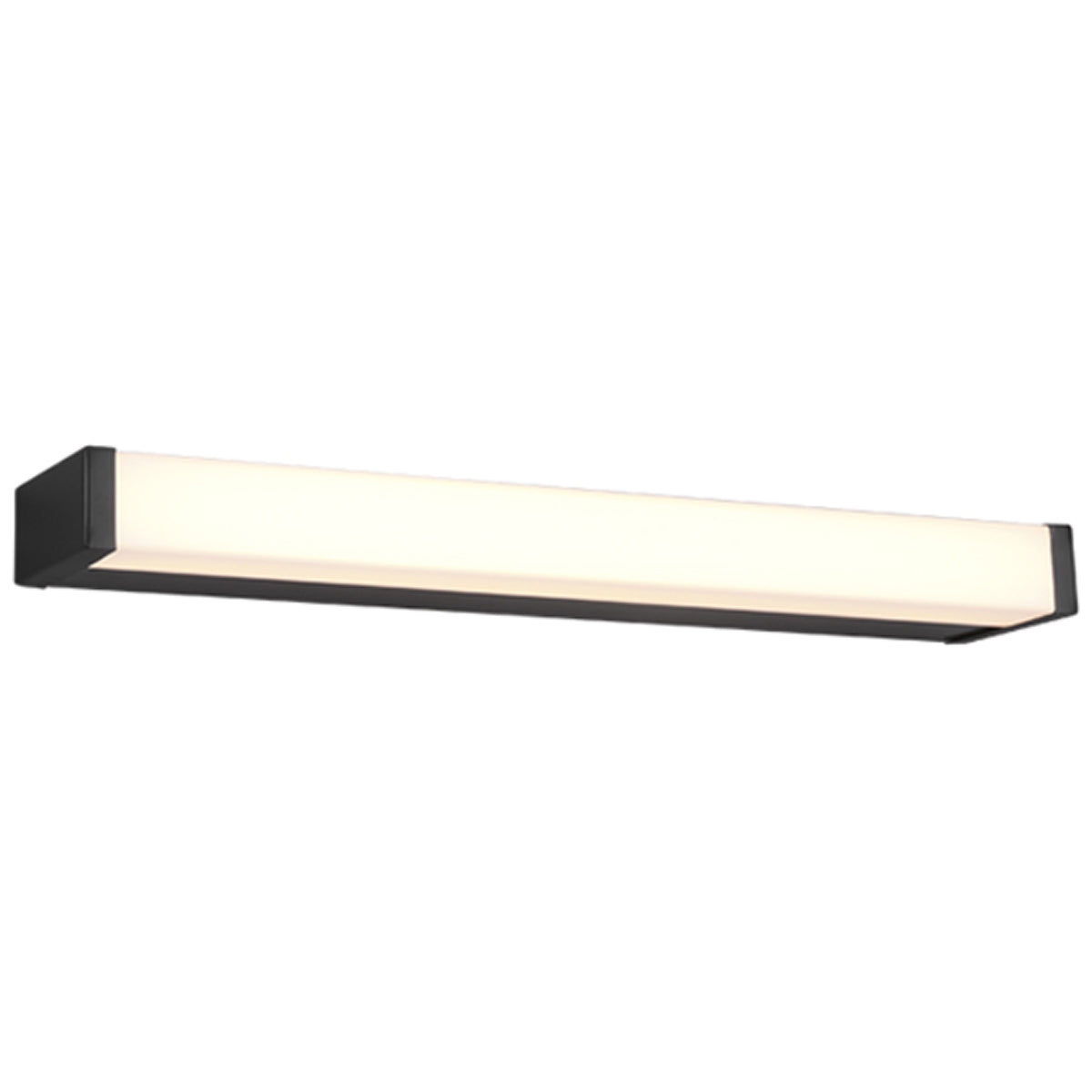 LED FABIO WALL LIGHT IP44 BLK CCT