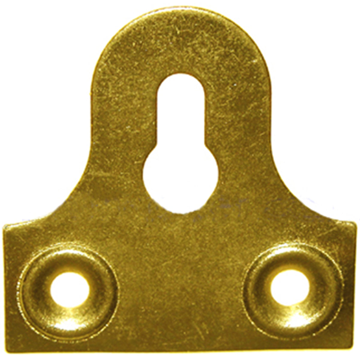 MIRROR PLATE SLOT BRASS 38