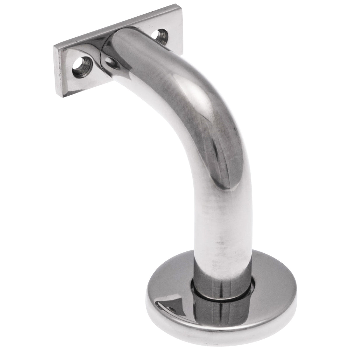 ECLIPSE SOLID STAINLESS STEEL HANDRAIL BRACKET HEAVY DUTY 76x50 PSS