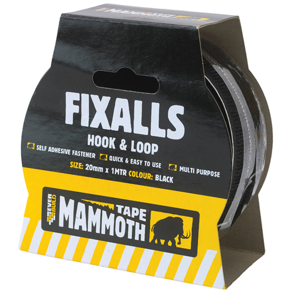 FIXALLS HOOK+LOOP 1000x20 WHITE