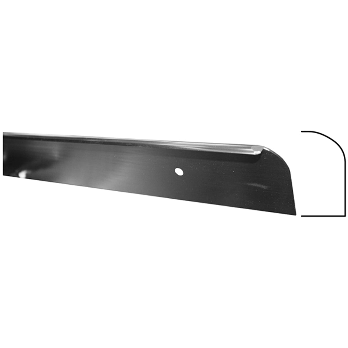 WTOP END STRIP 30x900 STAND SLV
