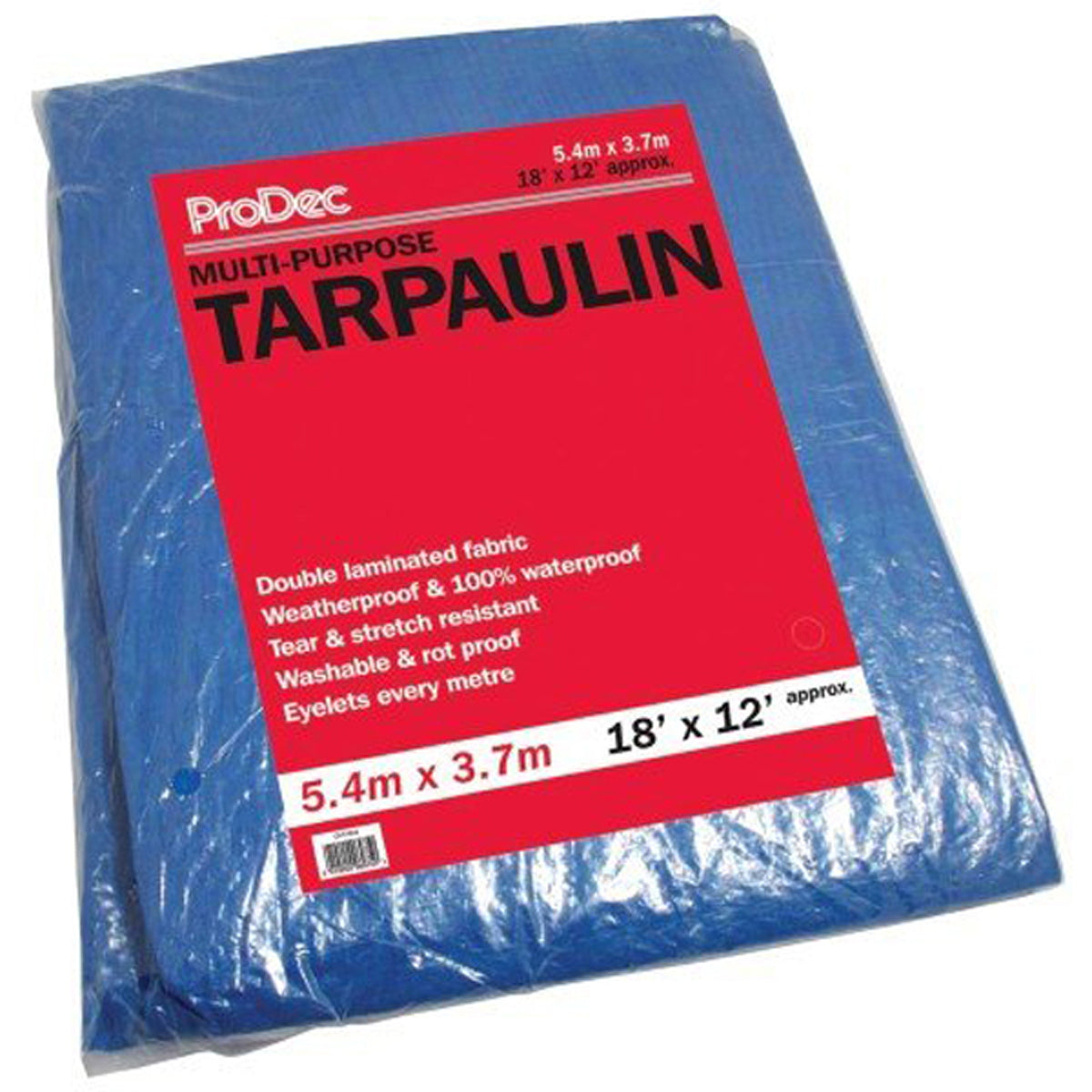 TARPAULIN 5400x3600 BLUE 18x12
