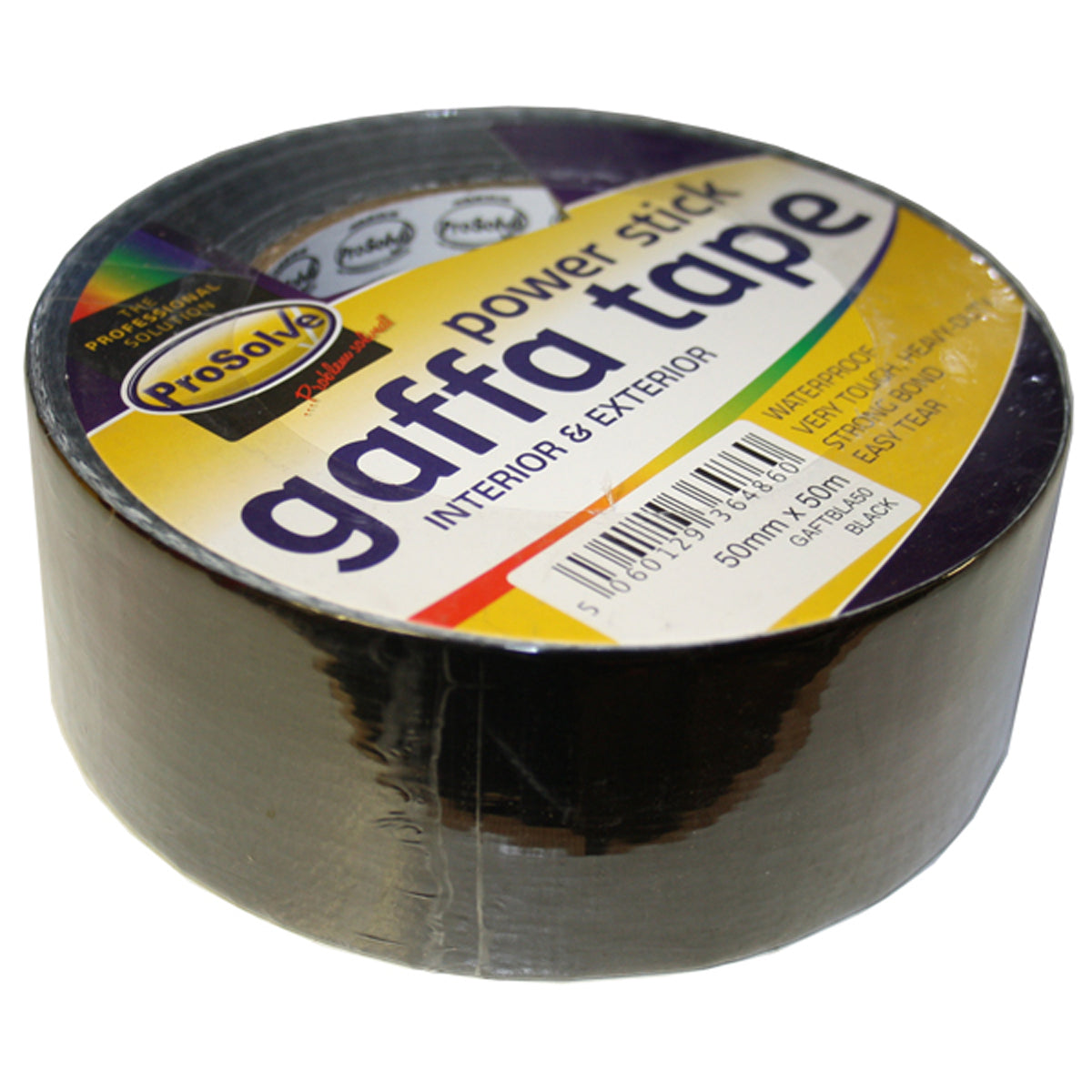 GAFFA TAPE 50x50m BLACK
