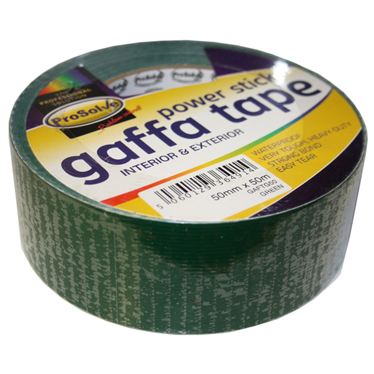 GAFFA TAPE 50x50m GREEN