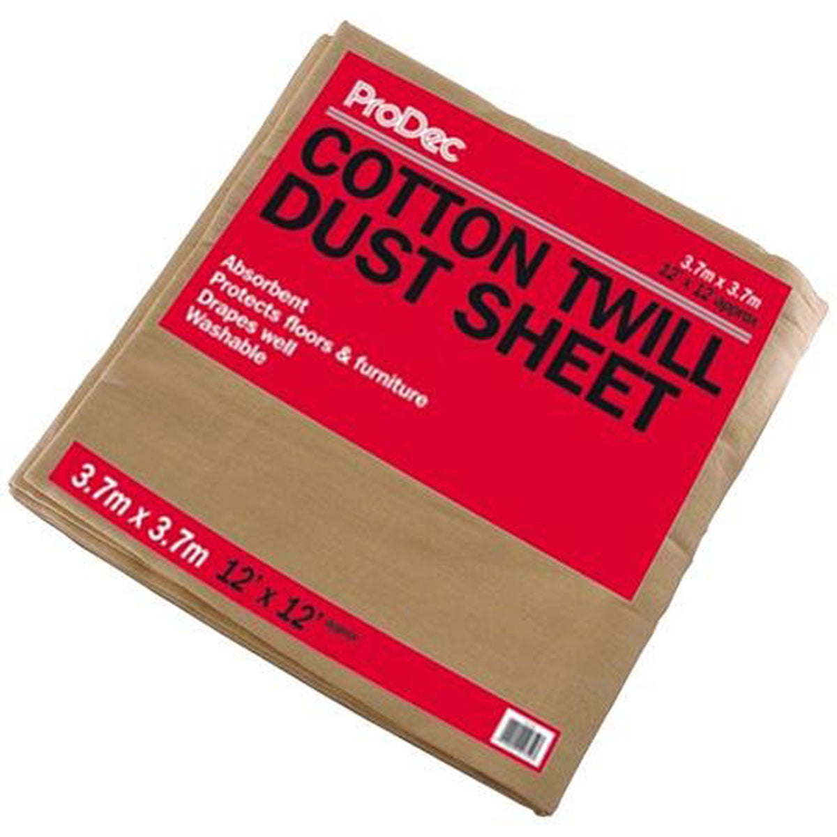 DUST SHEET SUPER TWILL 12x12