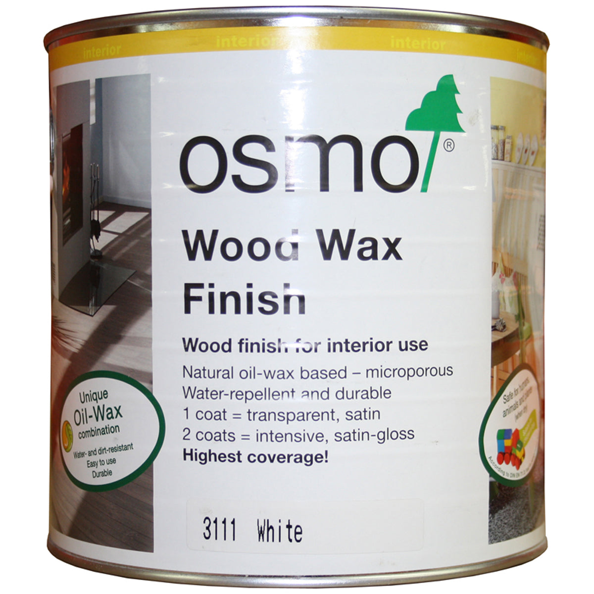 OSMO 3111D WDWAX WHI 2.5L