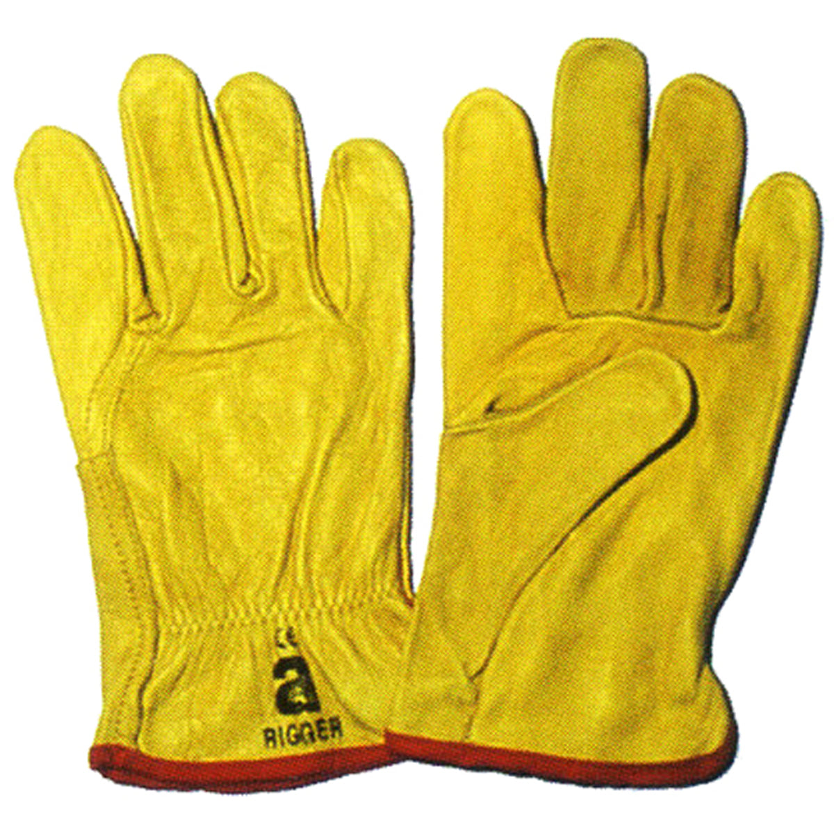 GLOVES RIGGER LEATHER 1SIZE PR