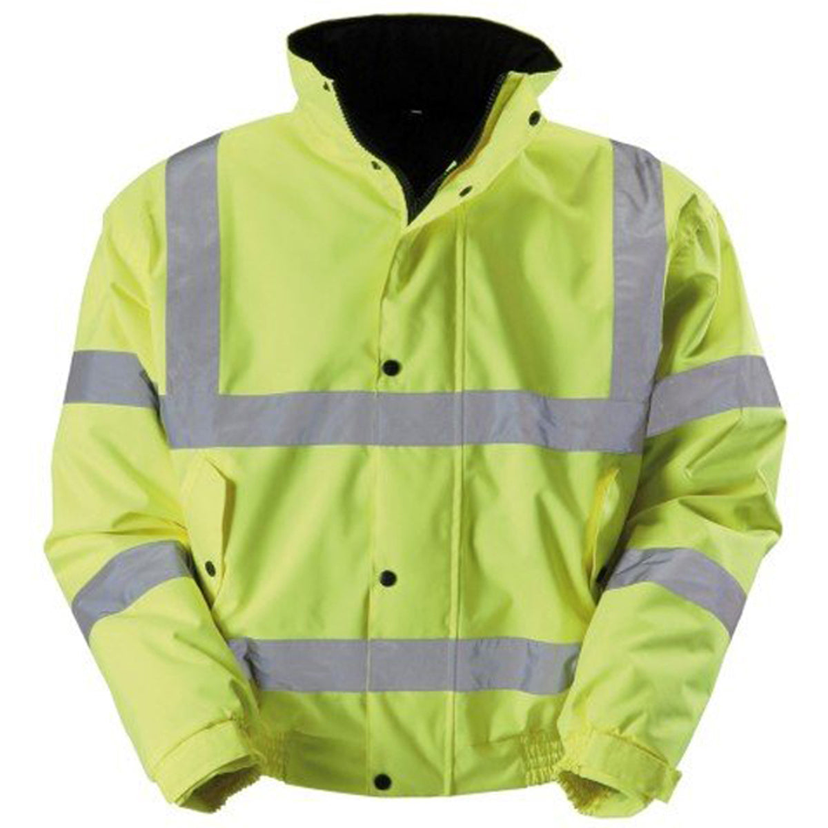 HI-VIS BOMBER JACKET YELLOW LARGE