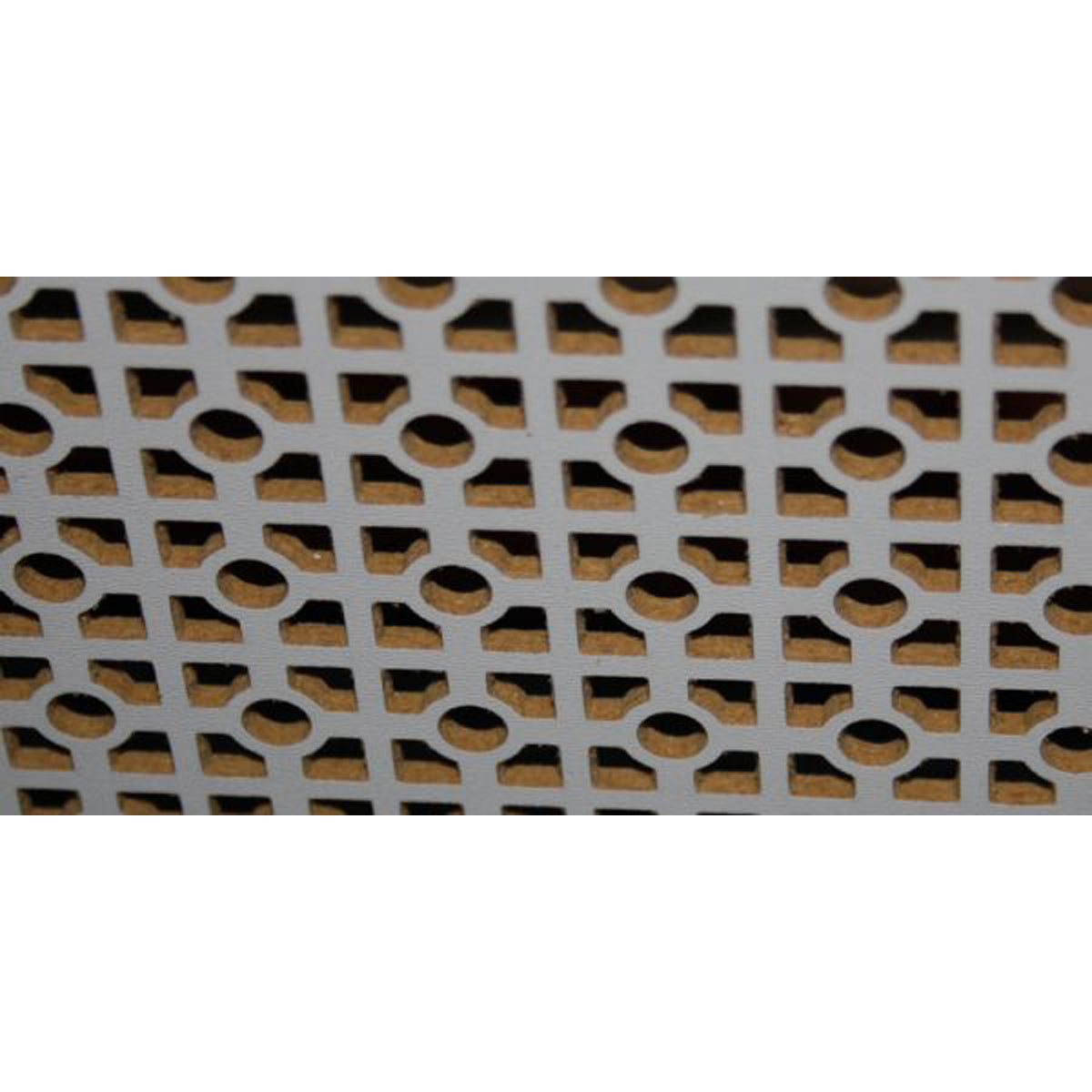 RAD COV MDF 1800x600 WHITE AZTEC