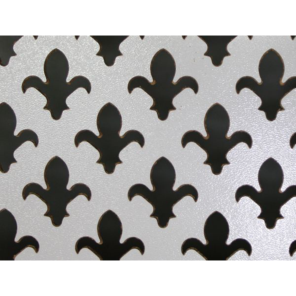 RAD COV MDF 1800x600 WHITE LINCOLN LARGE FLEUR-DE-LYS by R DUNN & SONS LTD