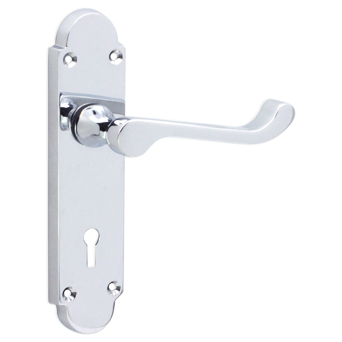 OAKLEY LEVER ON BACKPLATE LOCK 165x55x100 PCP by Spira Brass