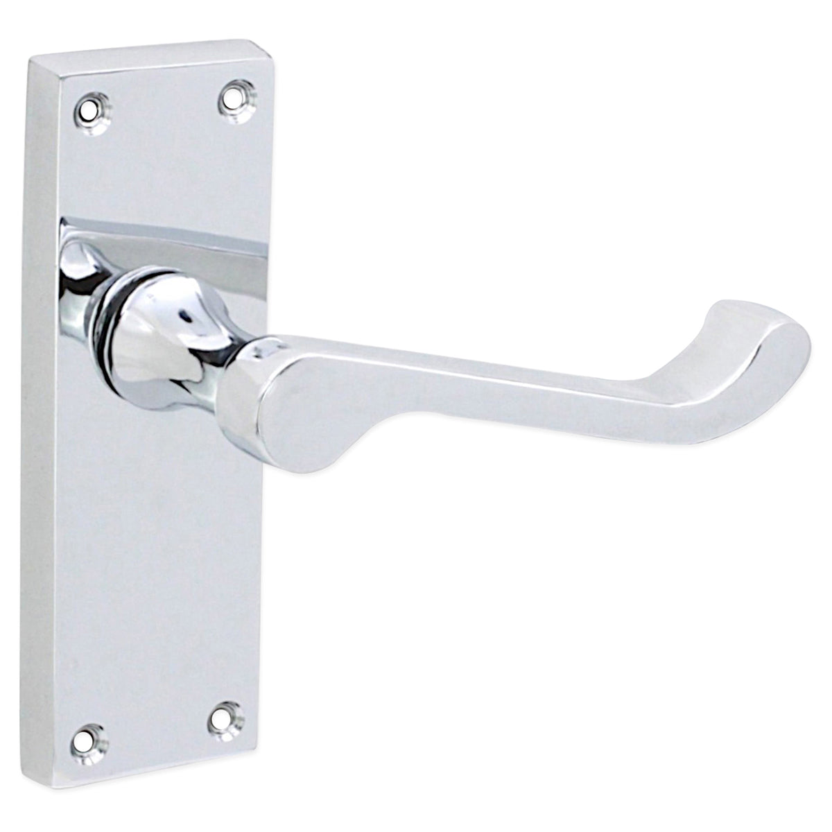 VICTORIAN SCROLL LATCH LEVER HANDLE 115x55x100 PCP by Spira Brass