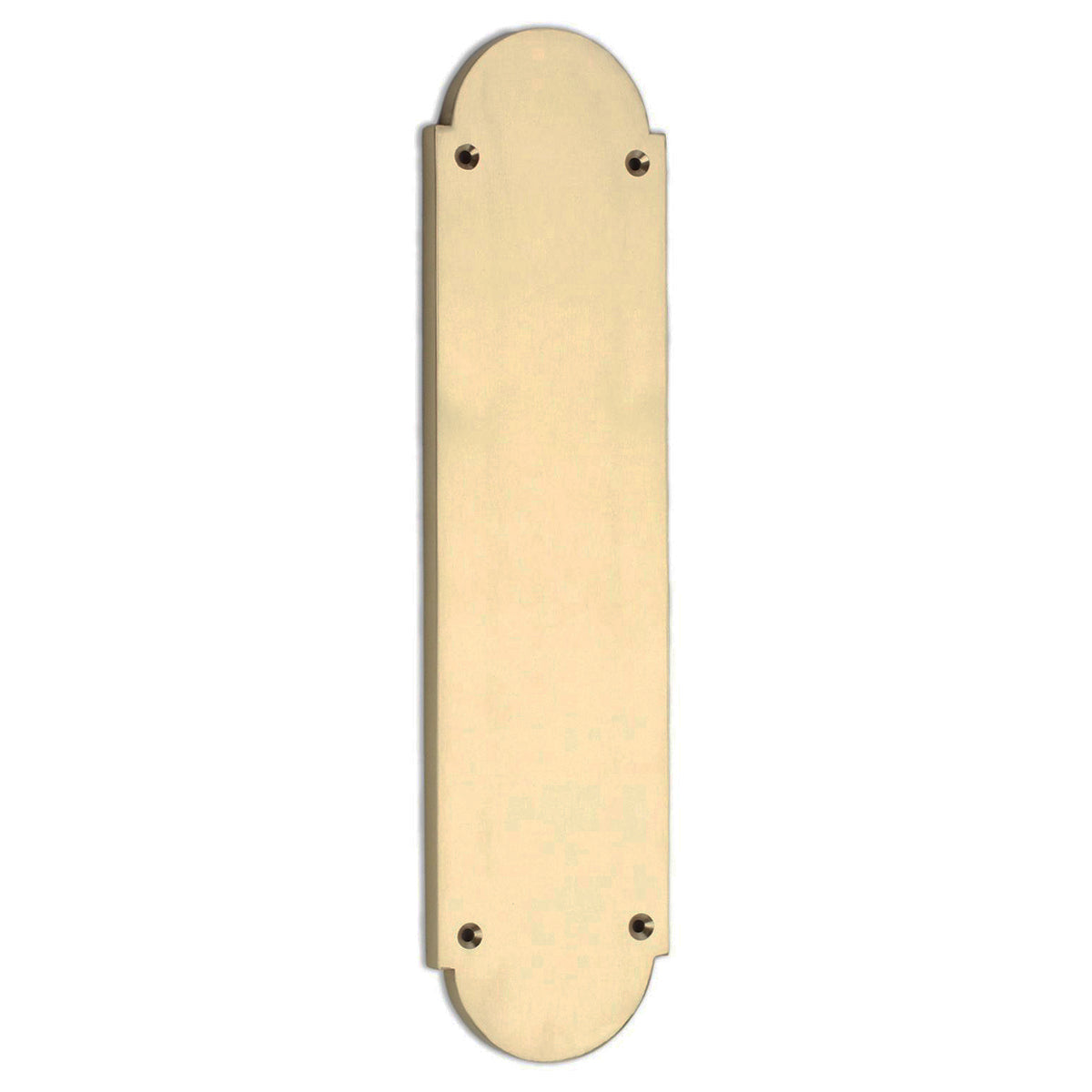 VICTORIAN HALF ROUND FINGER PLATE 300x9x75 SBR by Spira Brass