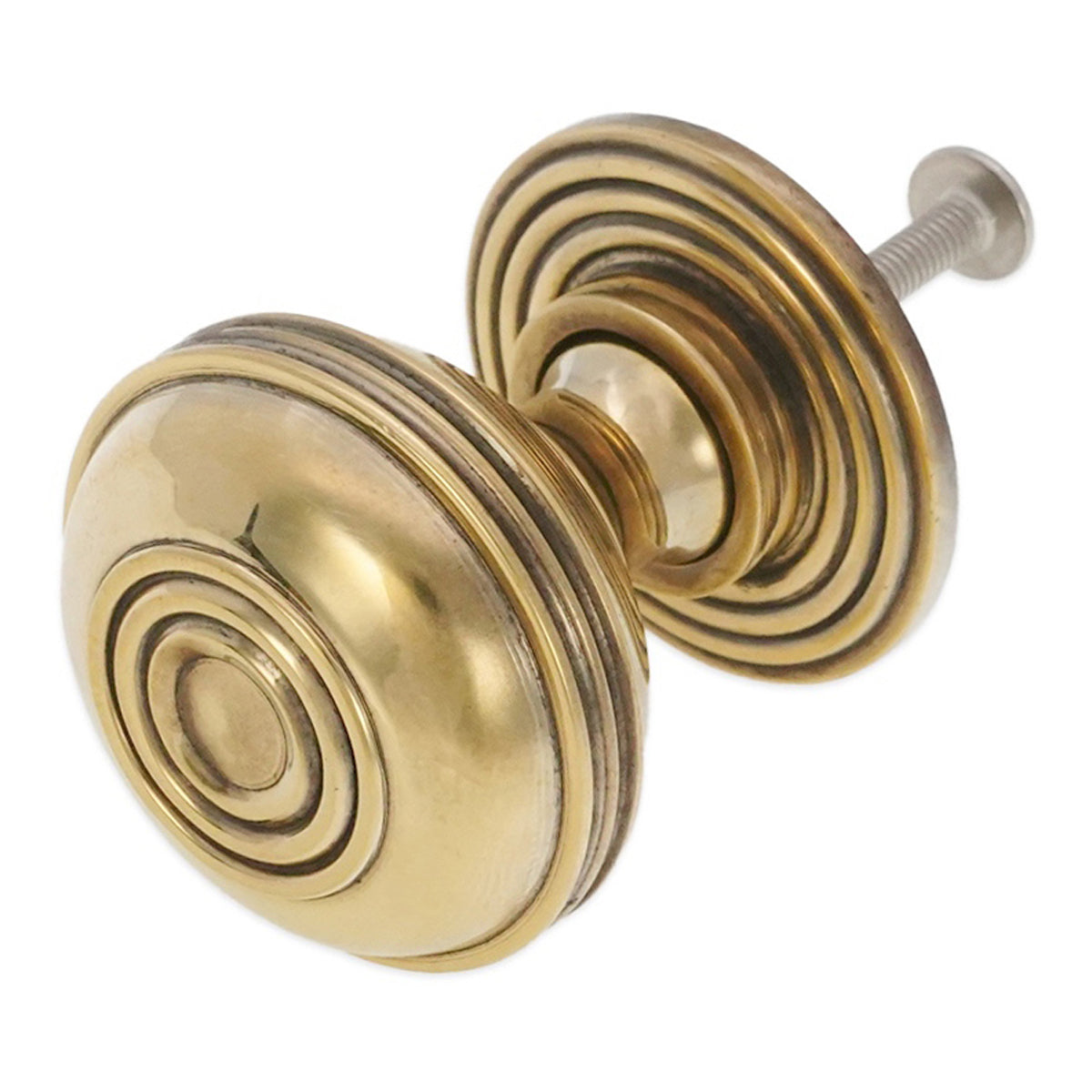 PRESTON LARGE CUPBOARD KNOB 36x40x38 AGBR by Spira Brass