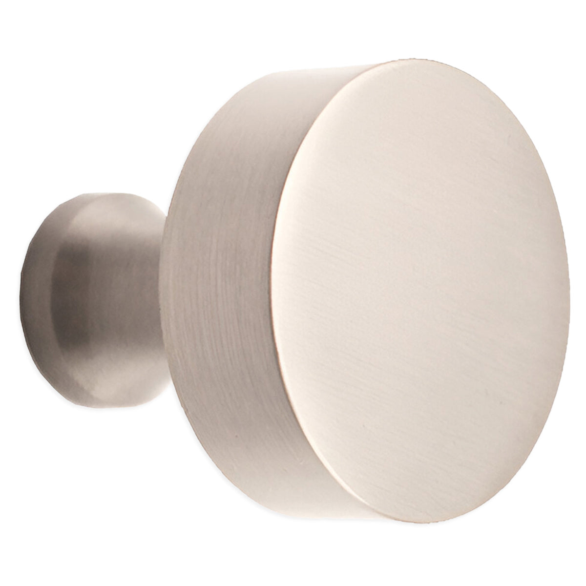 ROUND CUPBOARD KNOB 38x38x38 SSV by Spira Brass